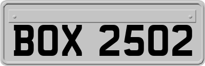 BOX2502
