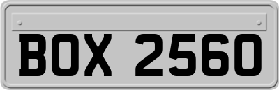 BOX2560