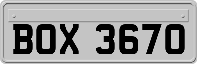 BOX3670