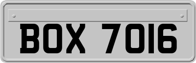 BOX7016