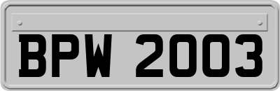 BPW2003
