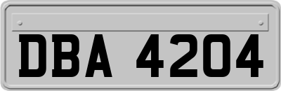 DBA4204