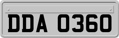 DDA0360