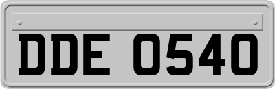 DDE0540
