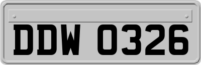 DDW0326