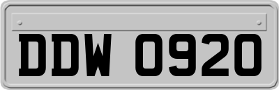 DDW0920