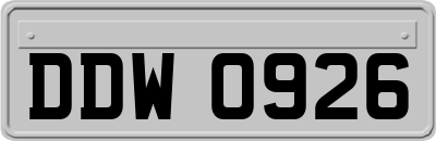 DDW0926