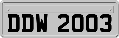 DDW2003
