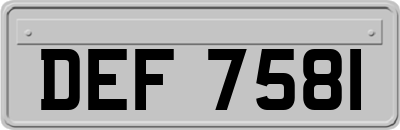 DEF7581