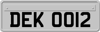 DEK0012