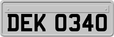 DEK0340