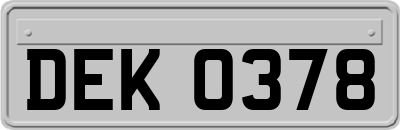 DEK0378