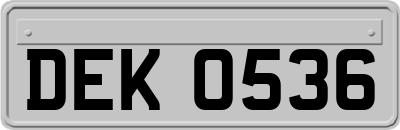 DEK0536