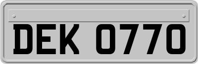 DEK0770