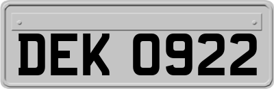DEK0922