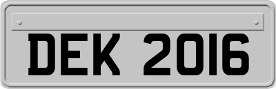 DEK2016