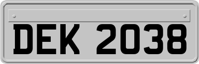 DEK2038