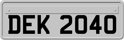 DEK2040