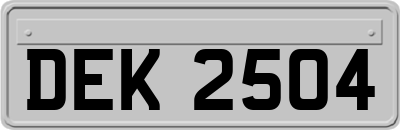 DEK2504