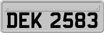 DEK2583