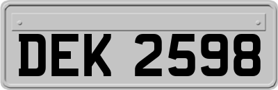 DEK2598