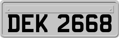 DEK2668