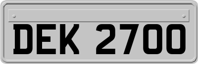 DEK2700