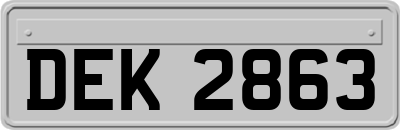 DEK2863