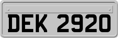 DEK2920