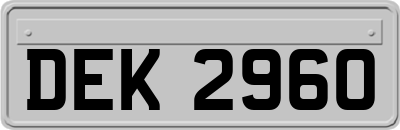 DEK2960