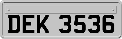 DEK3536