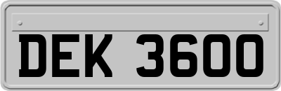 DEK3600