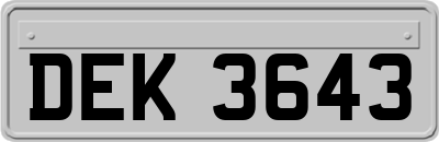 DEK3643