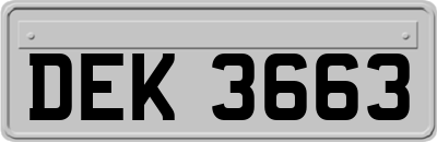 DEK3663