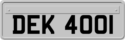DEK4001