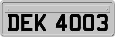 DEK4003