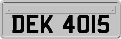 DEK4015