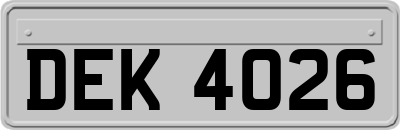 DEK4026