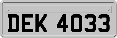 DEK4033