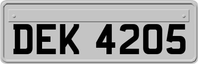 DEK4205