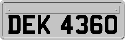 DEK4360