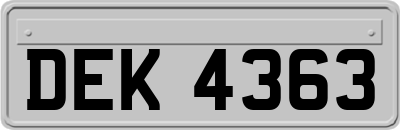 DEK4363