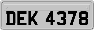 DEK4378