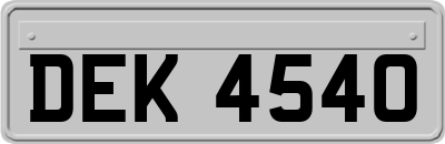 DEK4540