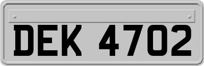 DEK4702