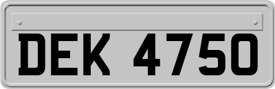 DEK4750