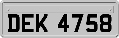 DEK4758