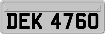 DEK4760