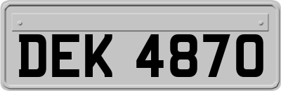 DEK4870
