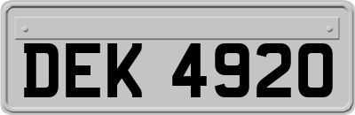 DEK4920